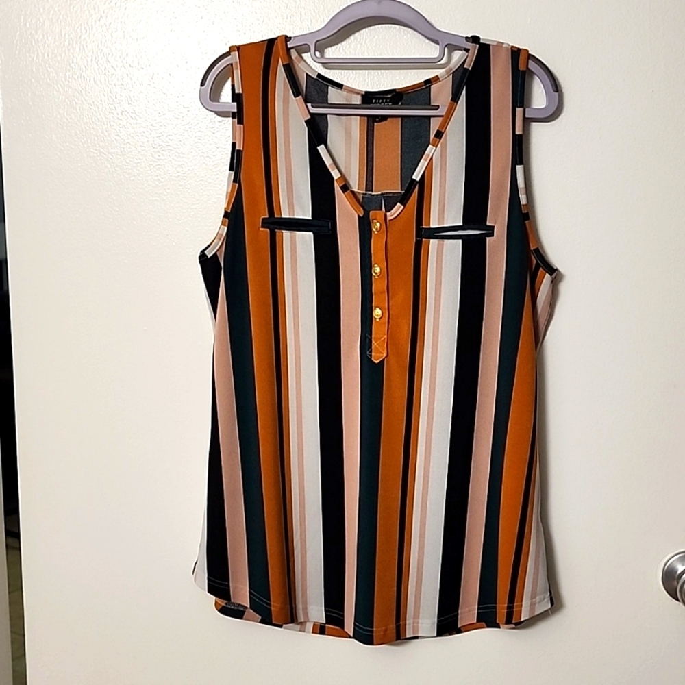 Fifty Street Women's Sleeeveless Blouse